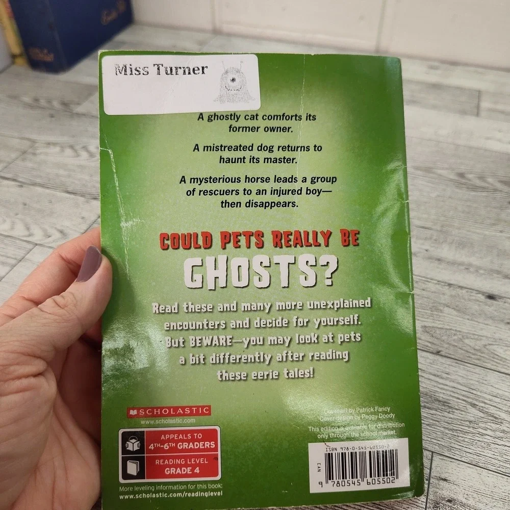 Haunted Pets by Allan Zulle Scholastic True Ghost Stories Paperback Book Kids YA